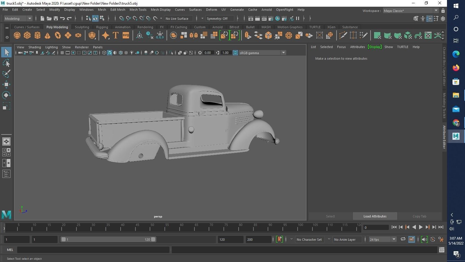 1938 Chevrolet Pickup 3D print model_7