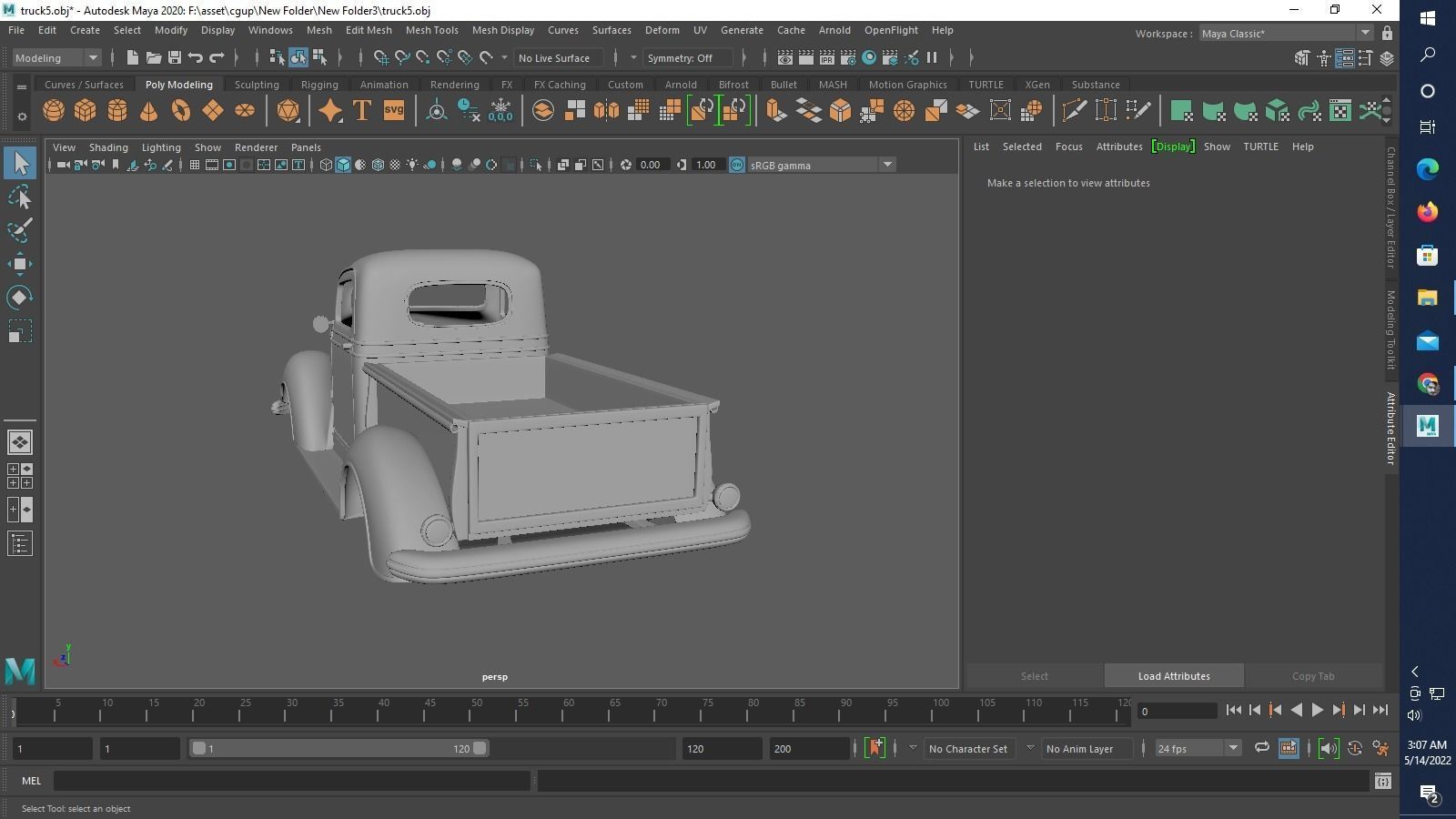 1938 Chevrolet Pickup 3D print model_6