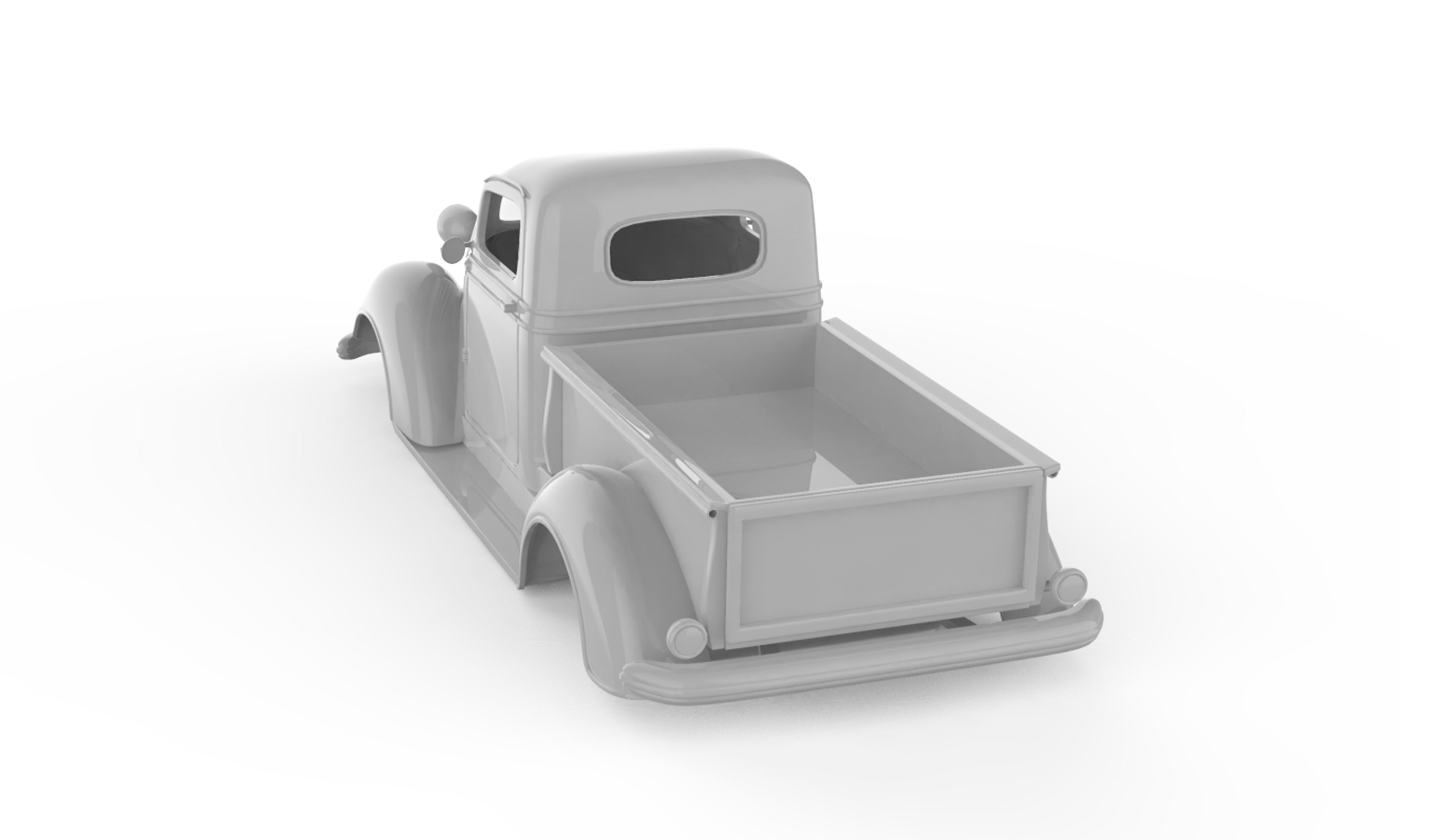 1938 Chevrolet Pickup 3D print model_10