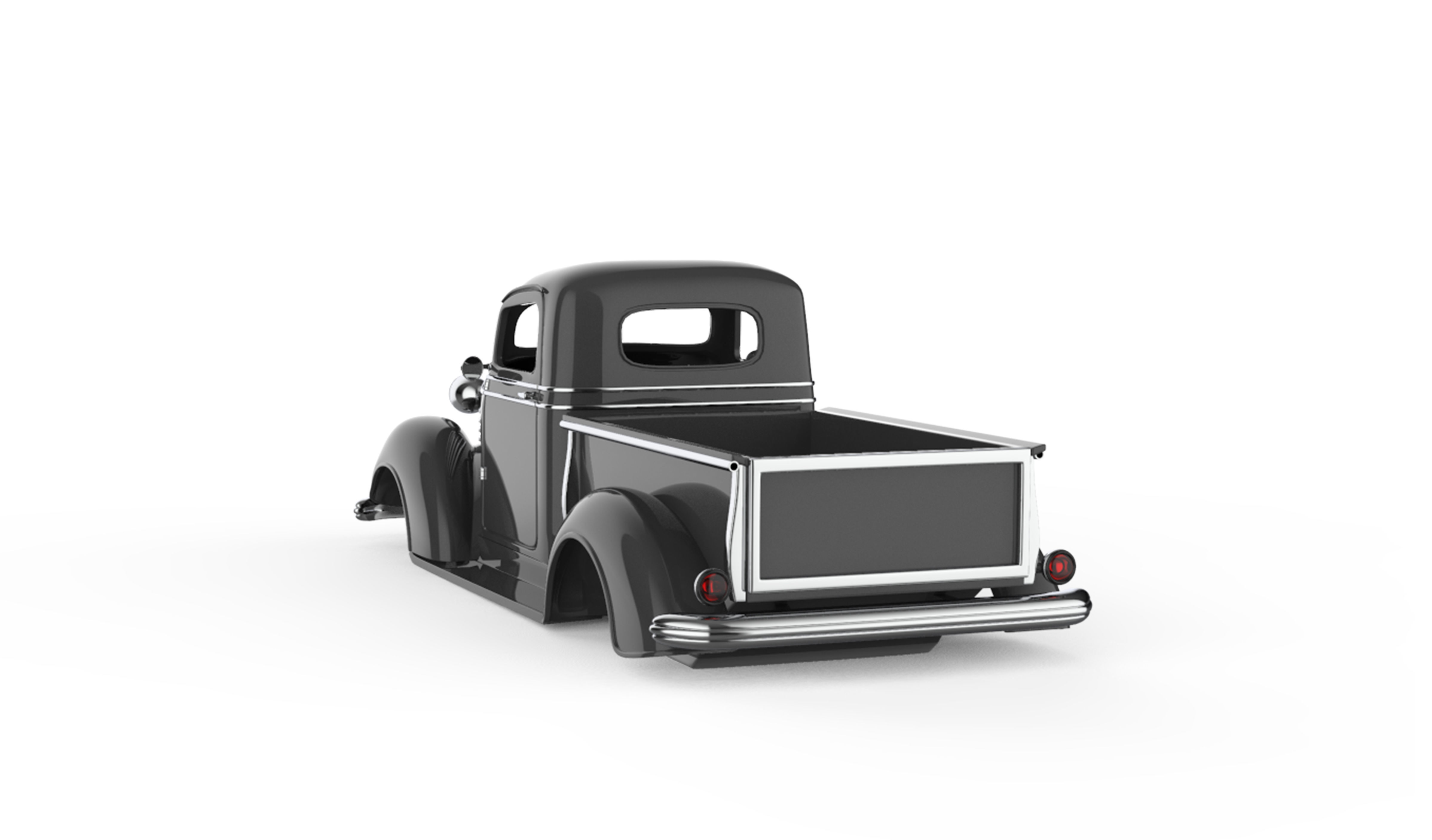 1938 Chevrolet Pickup 3D print model_4