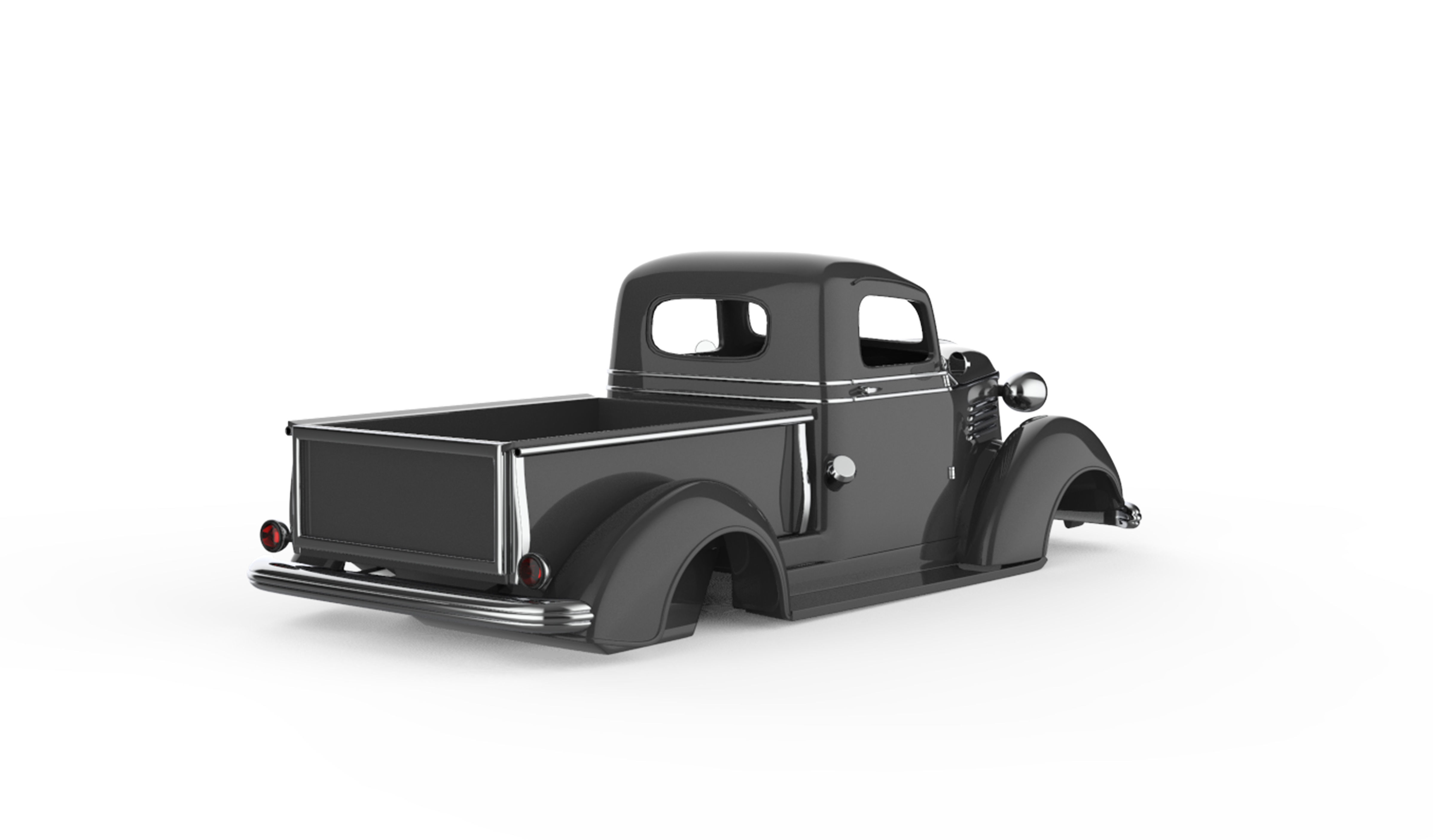 1938 Chevrolet Pickup 3D print model_5