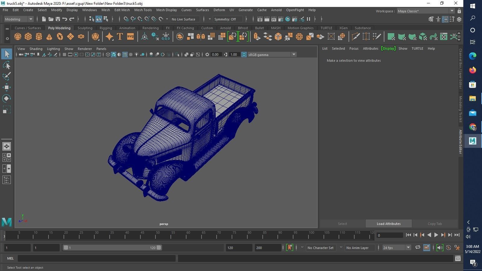 1938 Chevrolet Pickup 3D print model_14