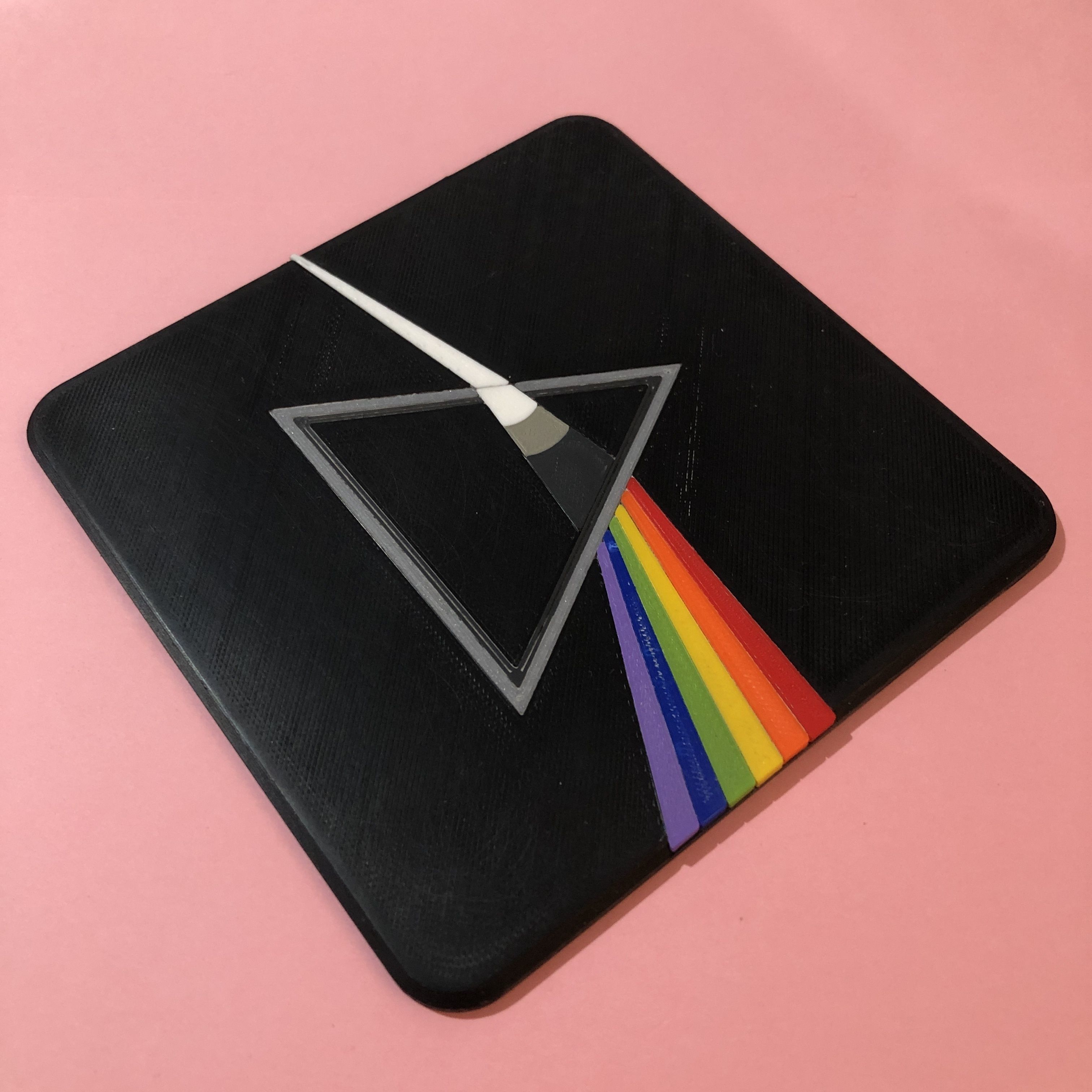 Pink Floyd Dark Side of the Moon Coaster 3D print model_6
