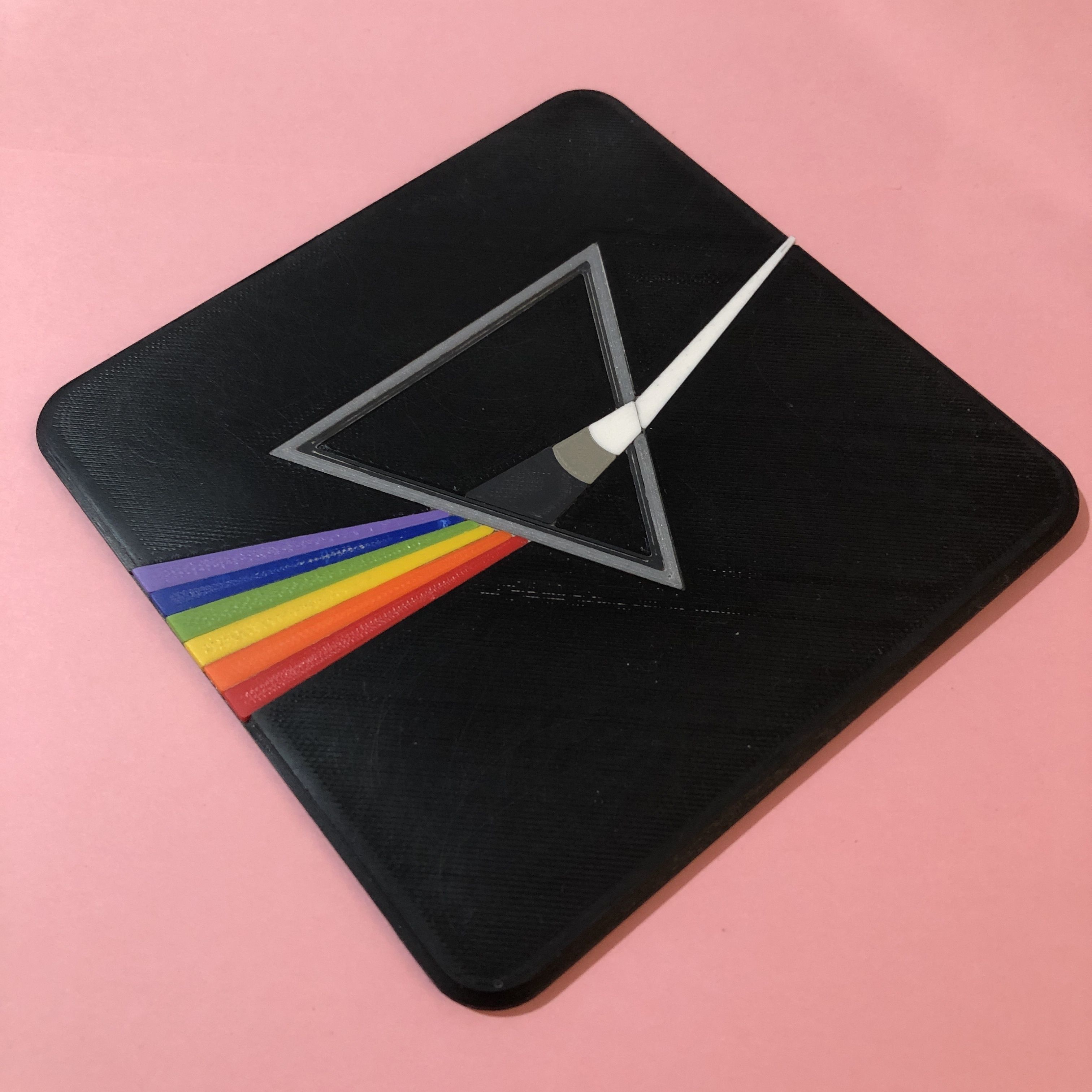 Pink Floyd Dark Side of the Moon Coaster 3D print model_7