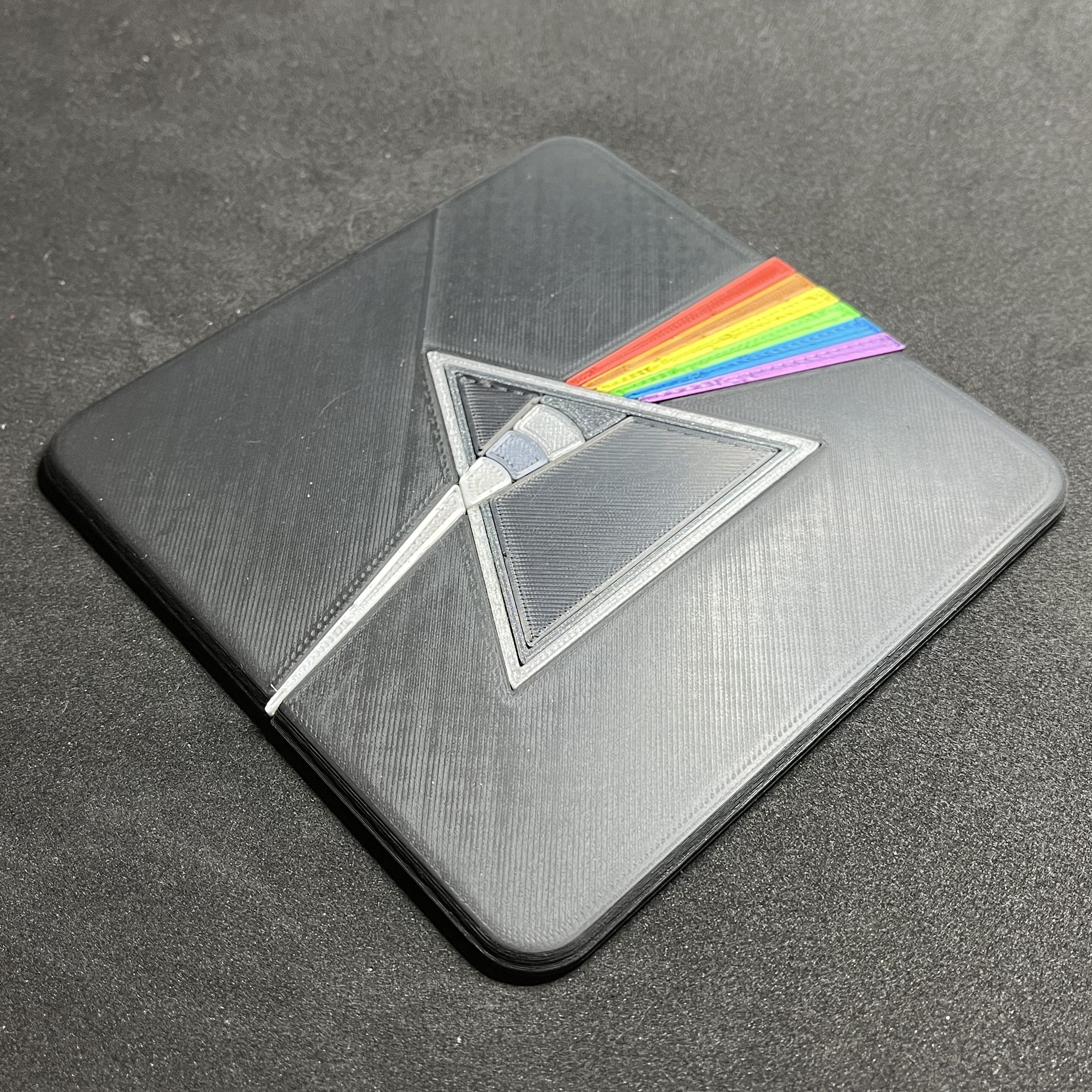Pink Floyd Dark Side of the Moon Coaster 3D print model_4