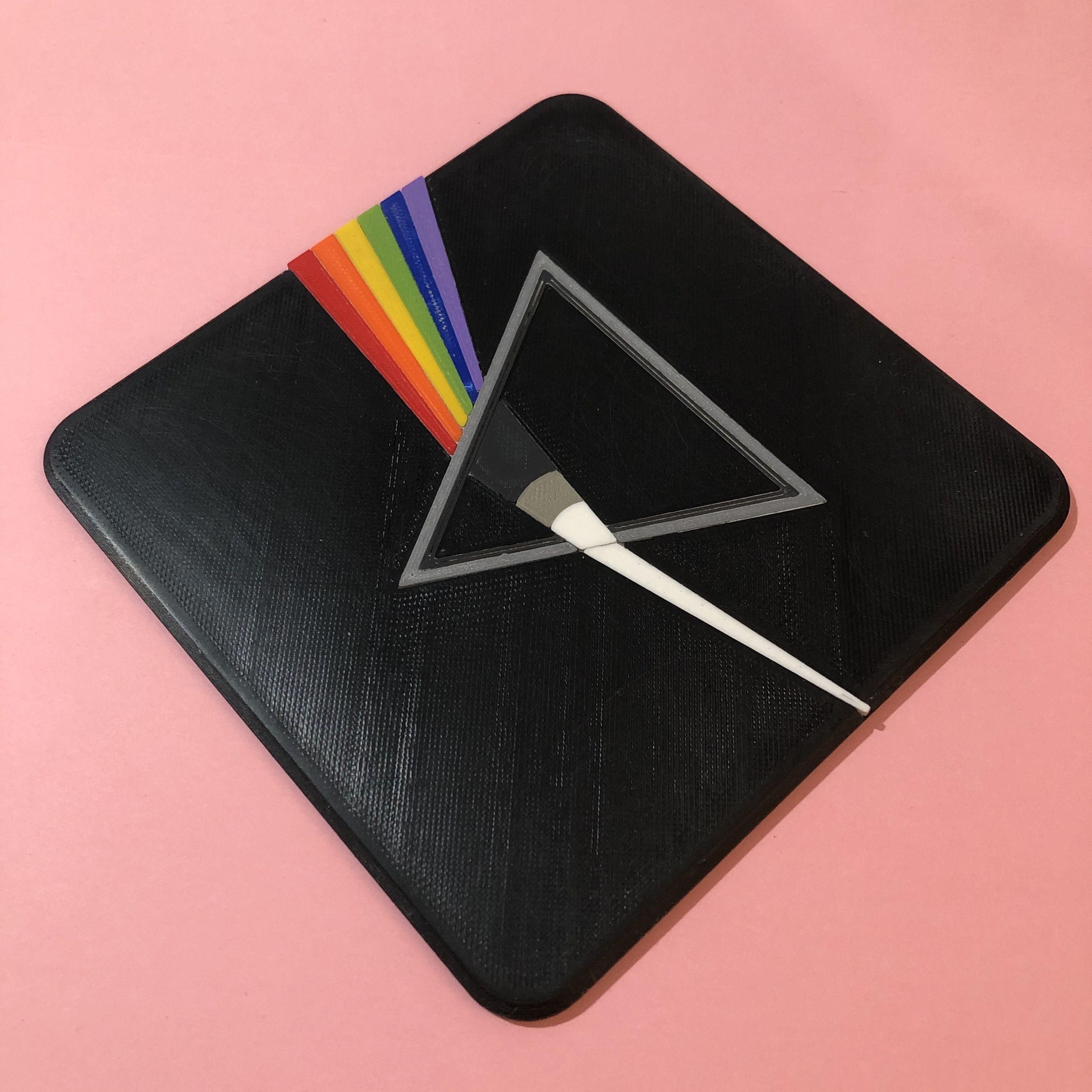 Pink Floyd Dark Side of the Moon Coaster 3D print model_8