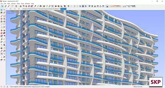 Sketchup Office building 148 3D model