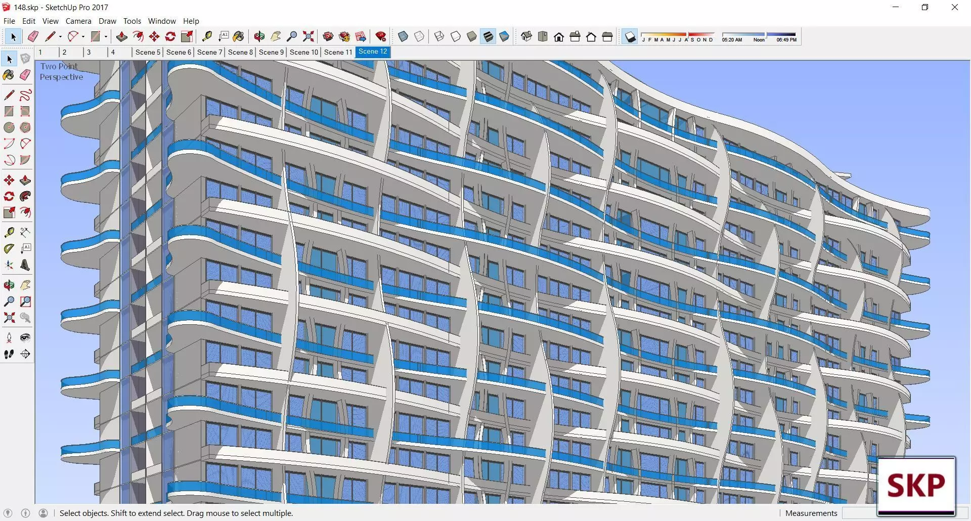 Sketchup Office building 148 3D model_0