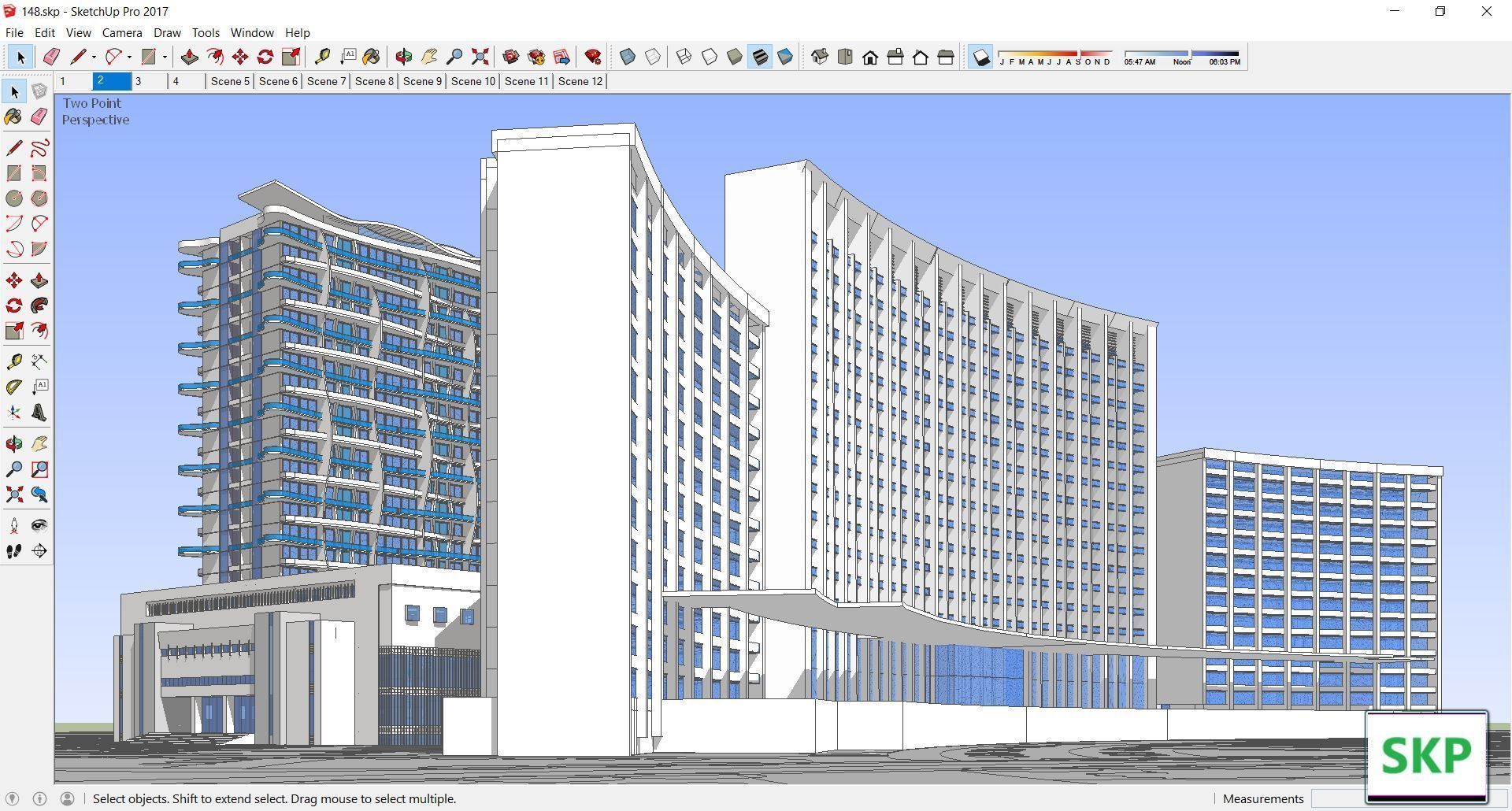 Sketchup Office building 148 3D model_5