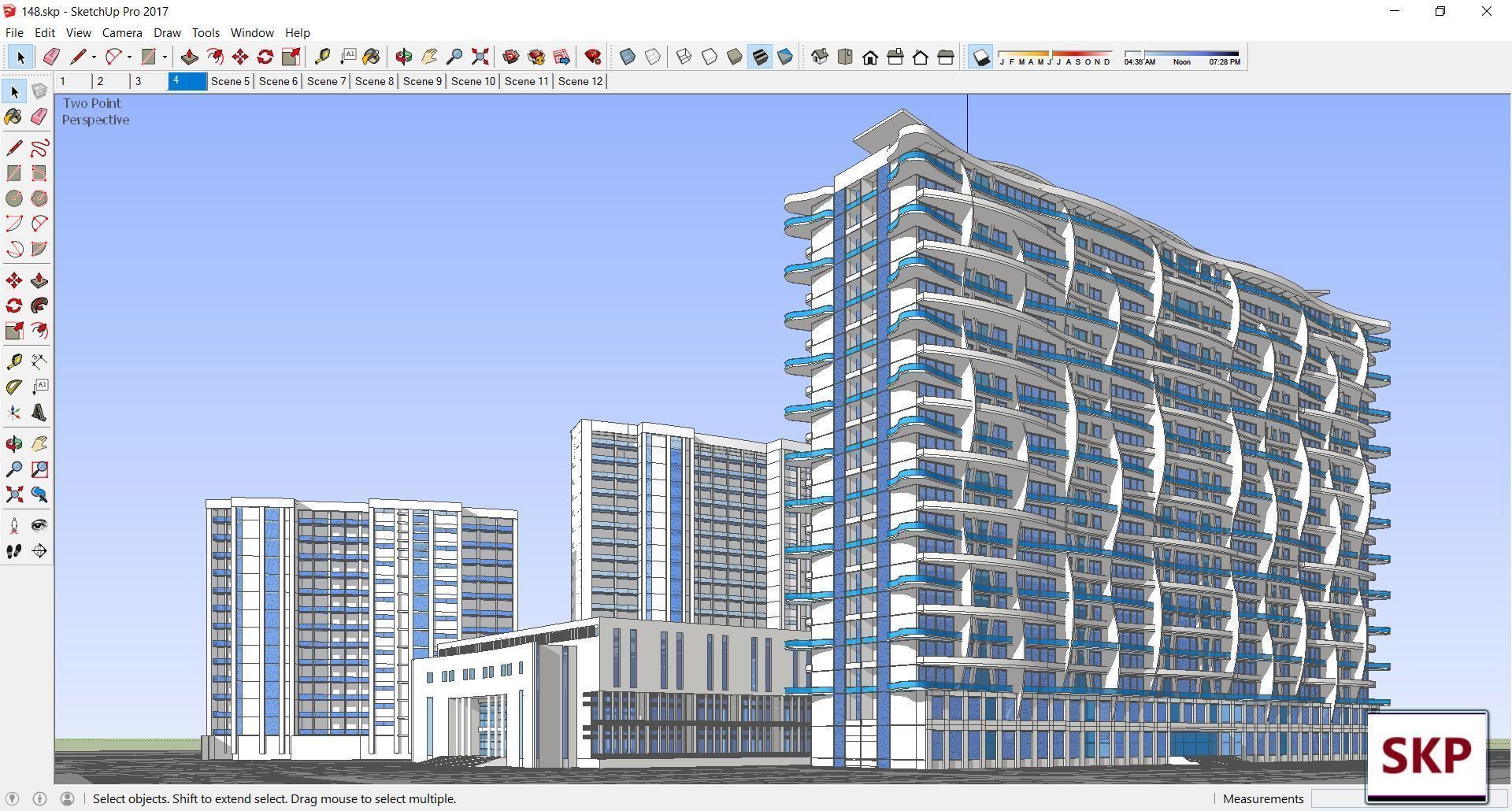 Sketchup Office building 148 3D model_7