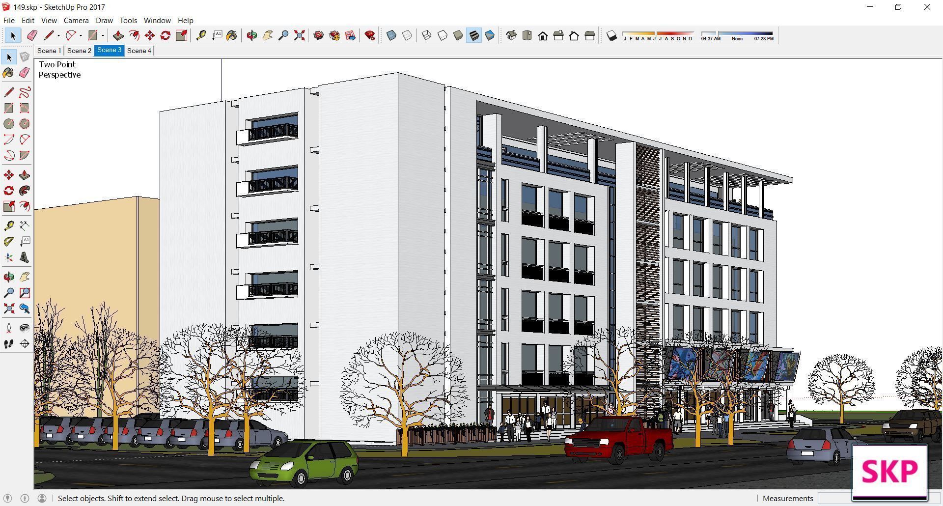 Sketchup Office building 149 3D model | CGTrader