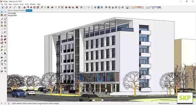 Sketchup Office building 149 3D model