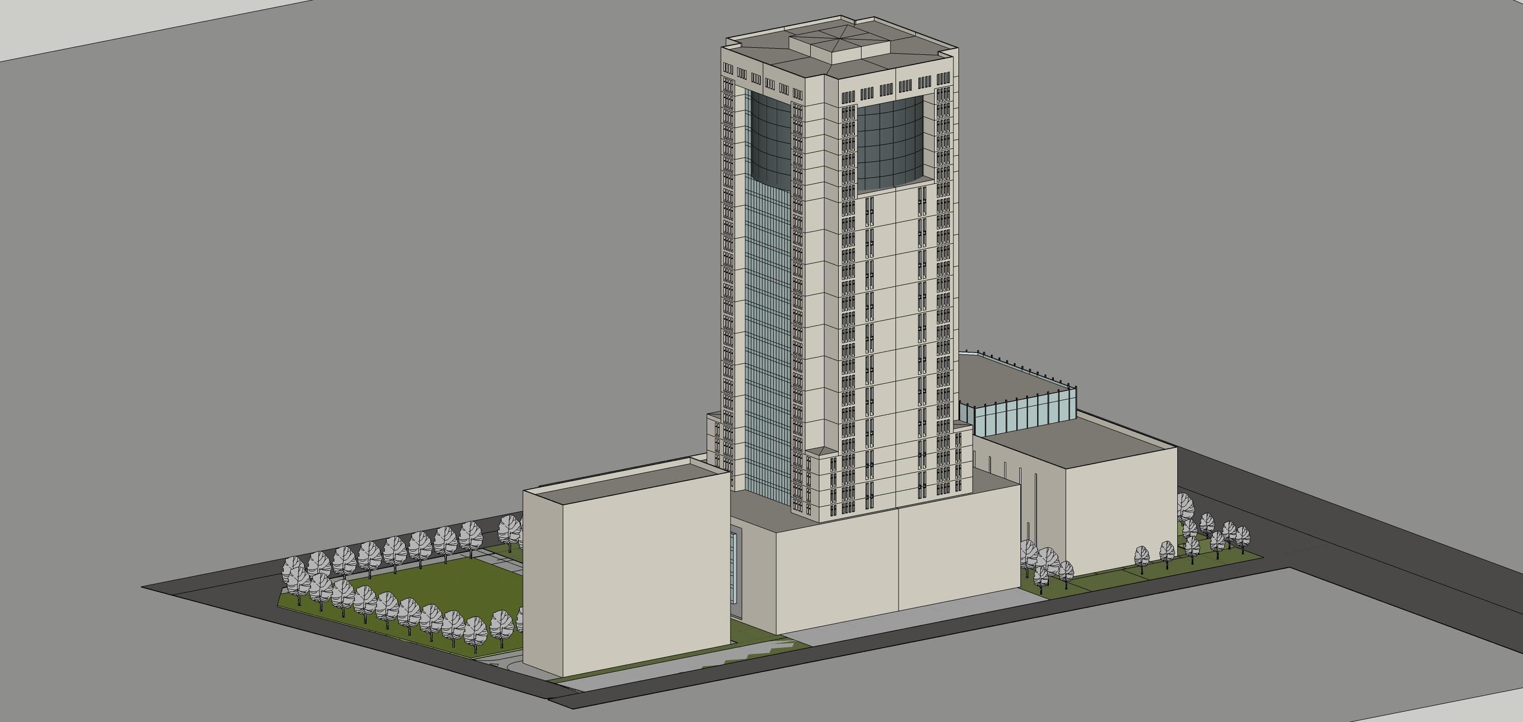 Sketchup Office building 192 3D model_6