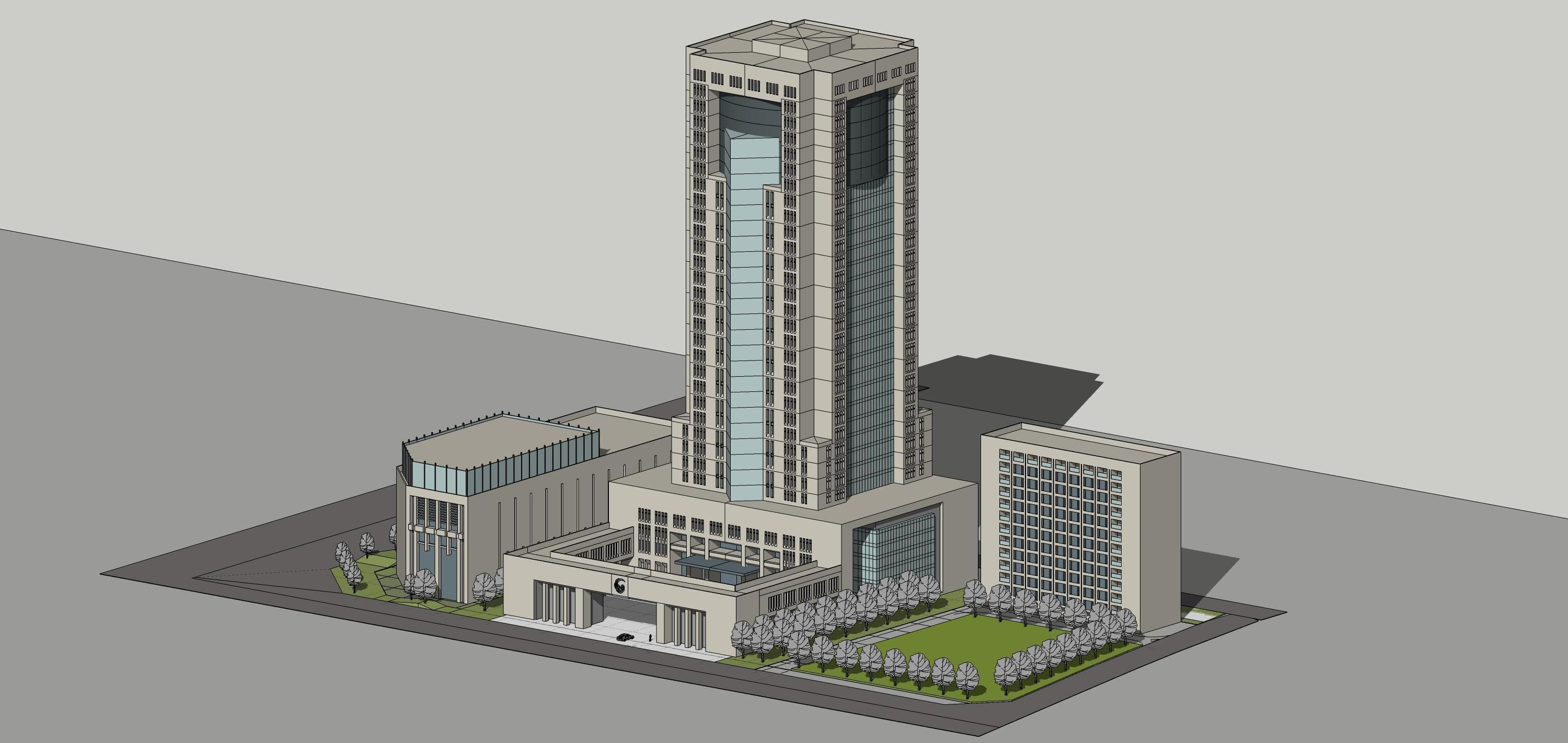 Sketchup Office building 192 3D model_4
