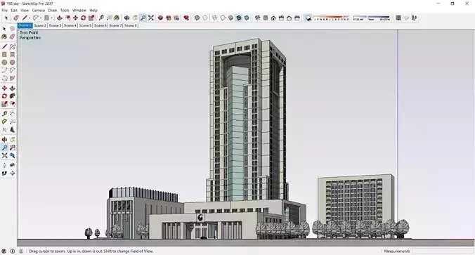 Sketchup Office building 192 3D model
