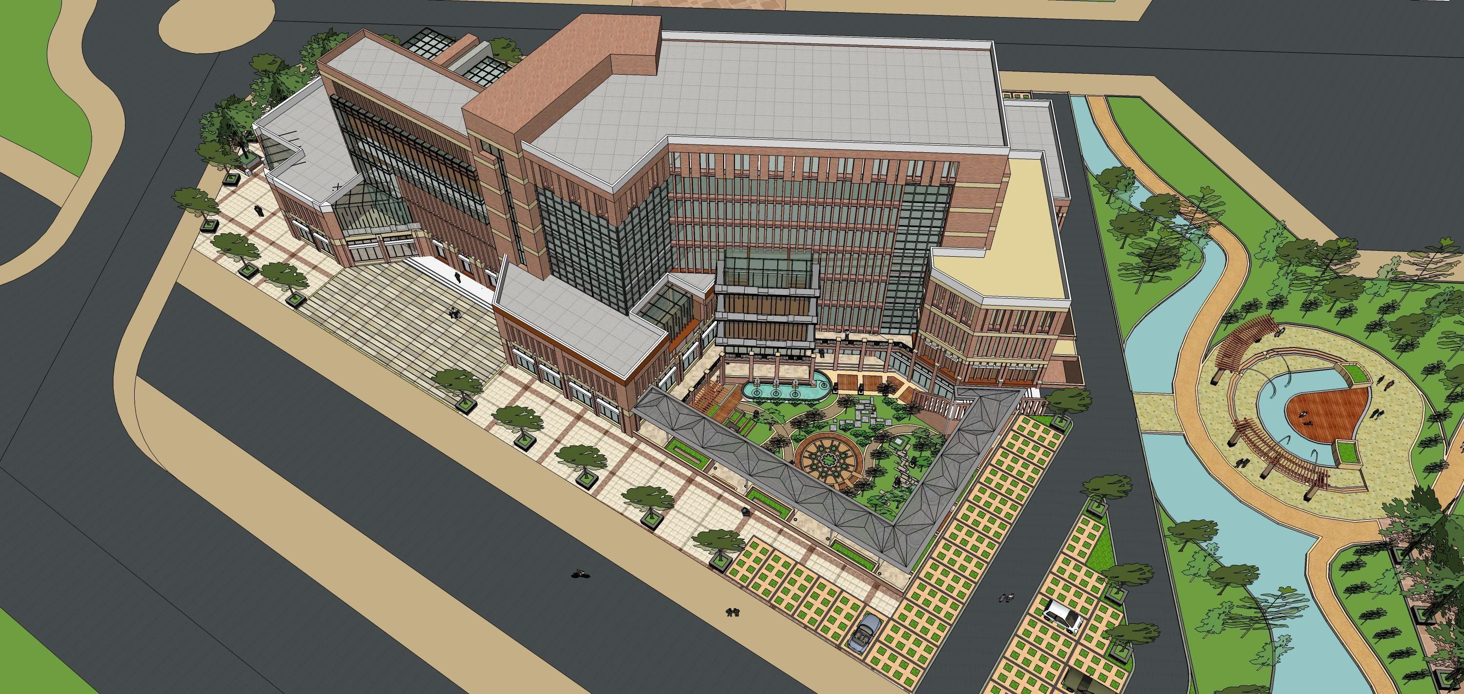Sketchup Office building 194 3D model_6