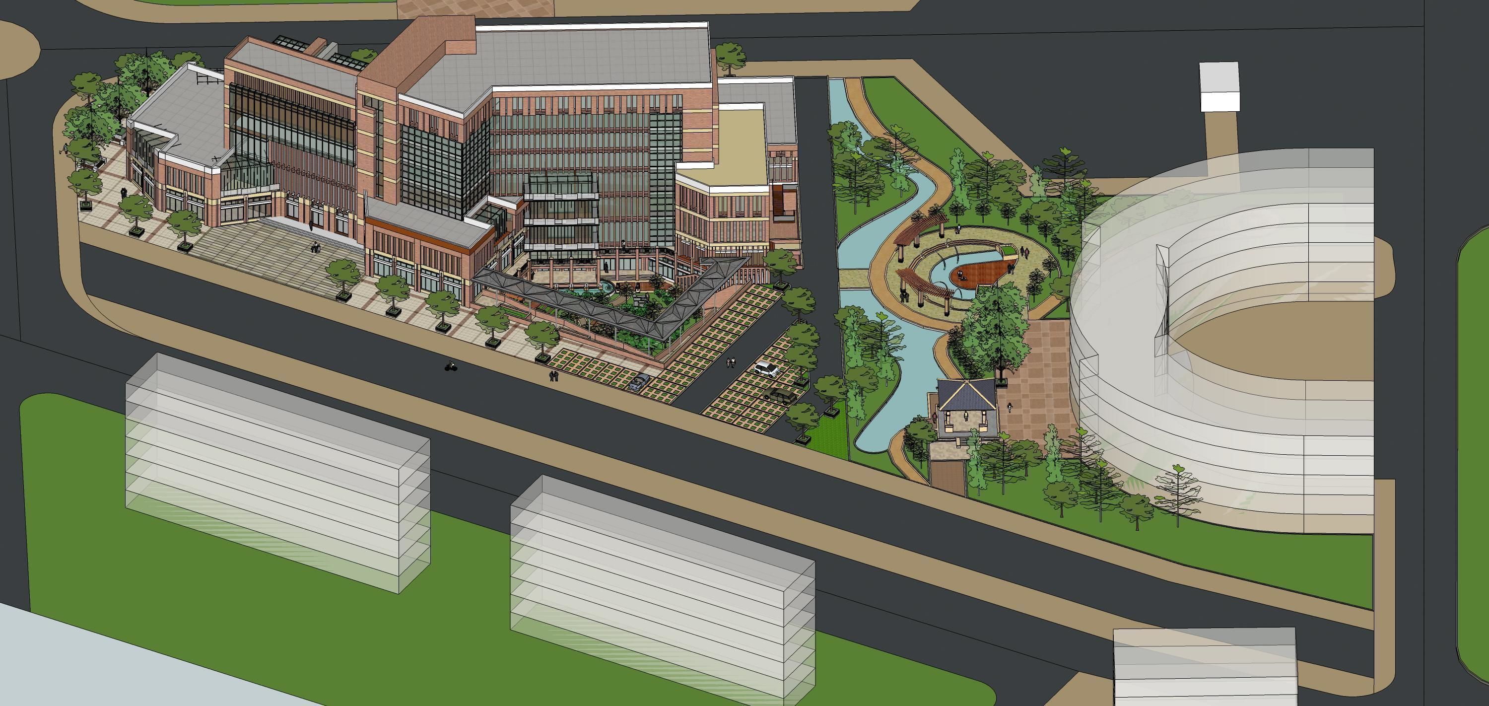 Sketchup Office building 194 3D model_12