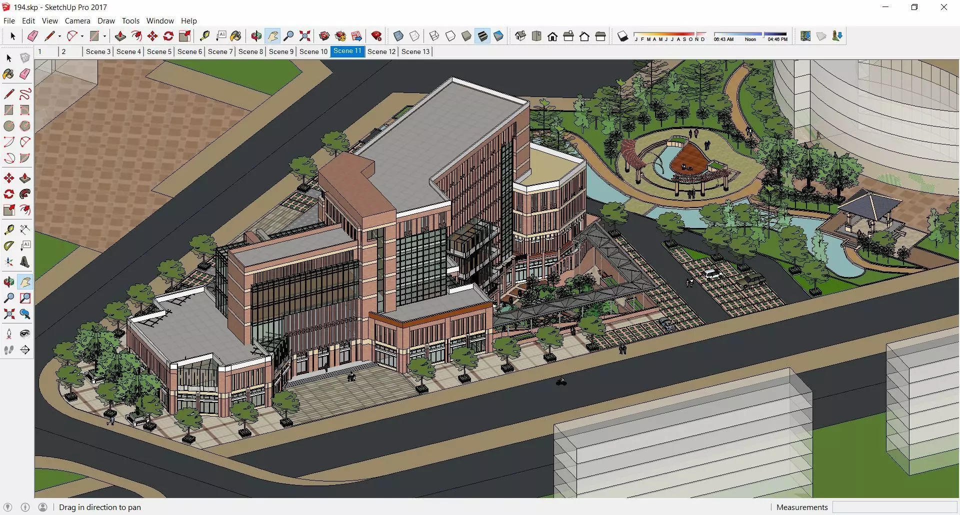 Sketchup Office building 194 3D model_0
