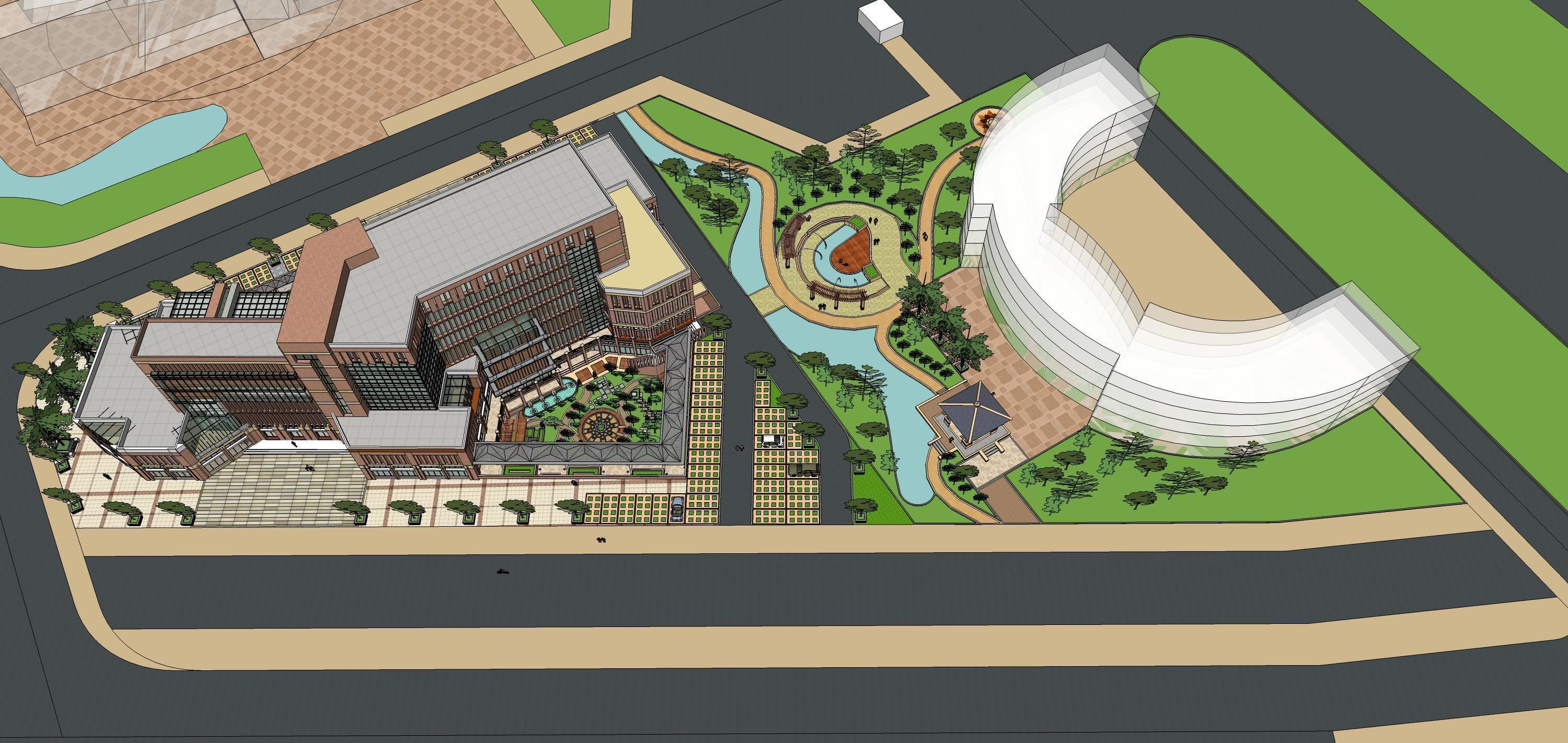 Sketchup Office building 194 3D model_4