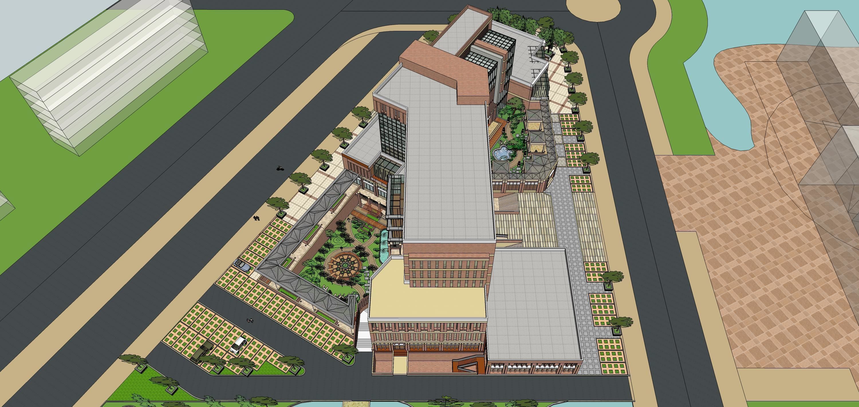 Sketchup Office building 194 3D model_9