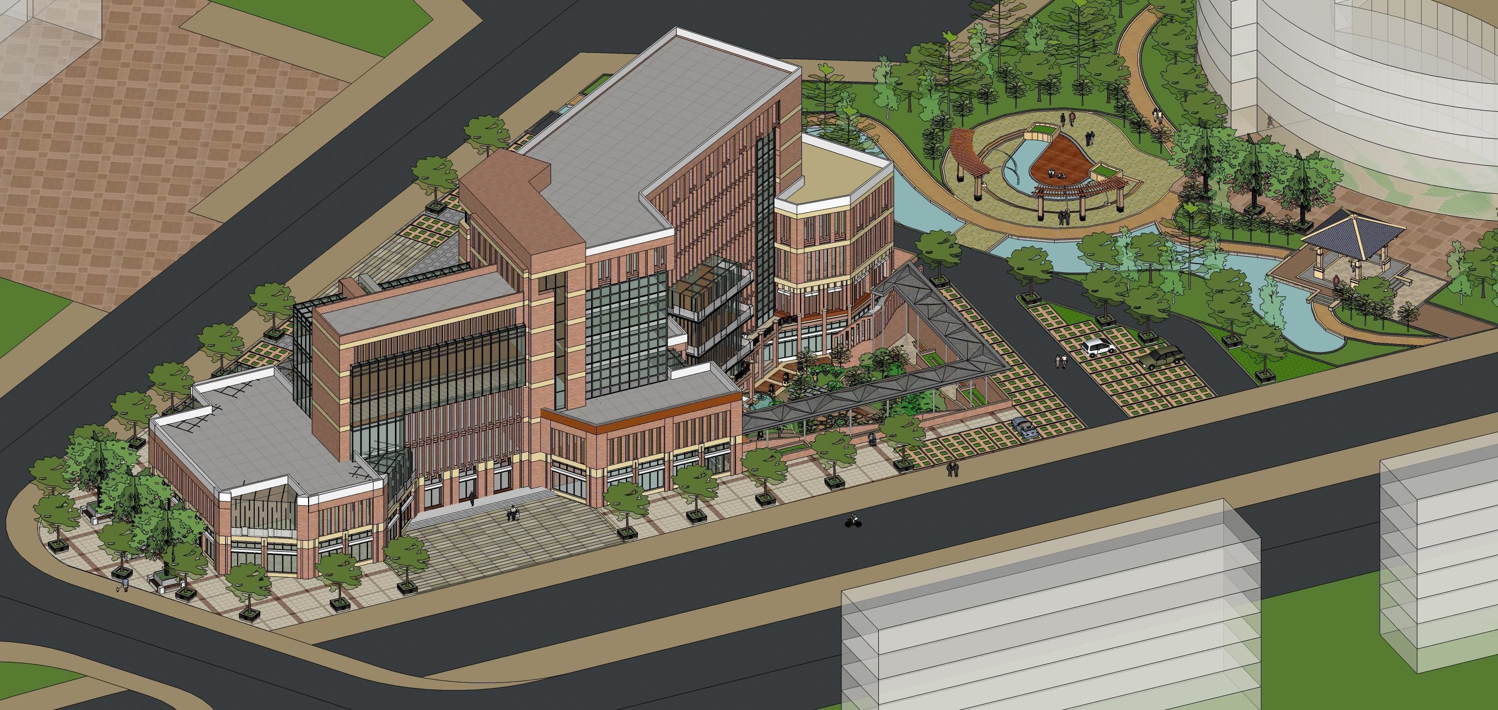 Sketchup Office building 194 3D model_13