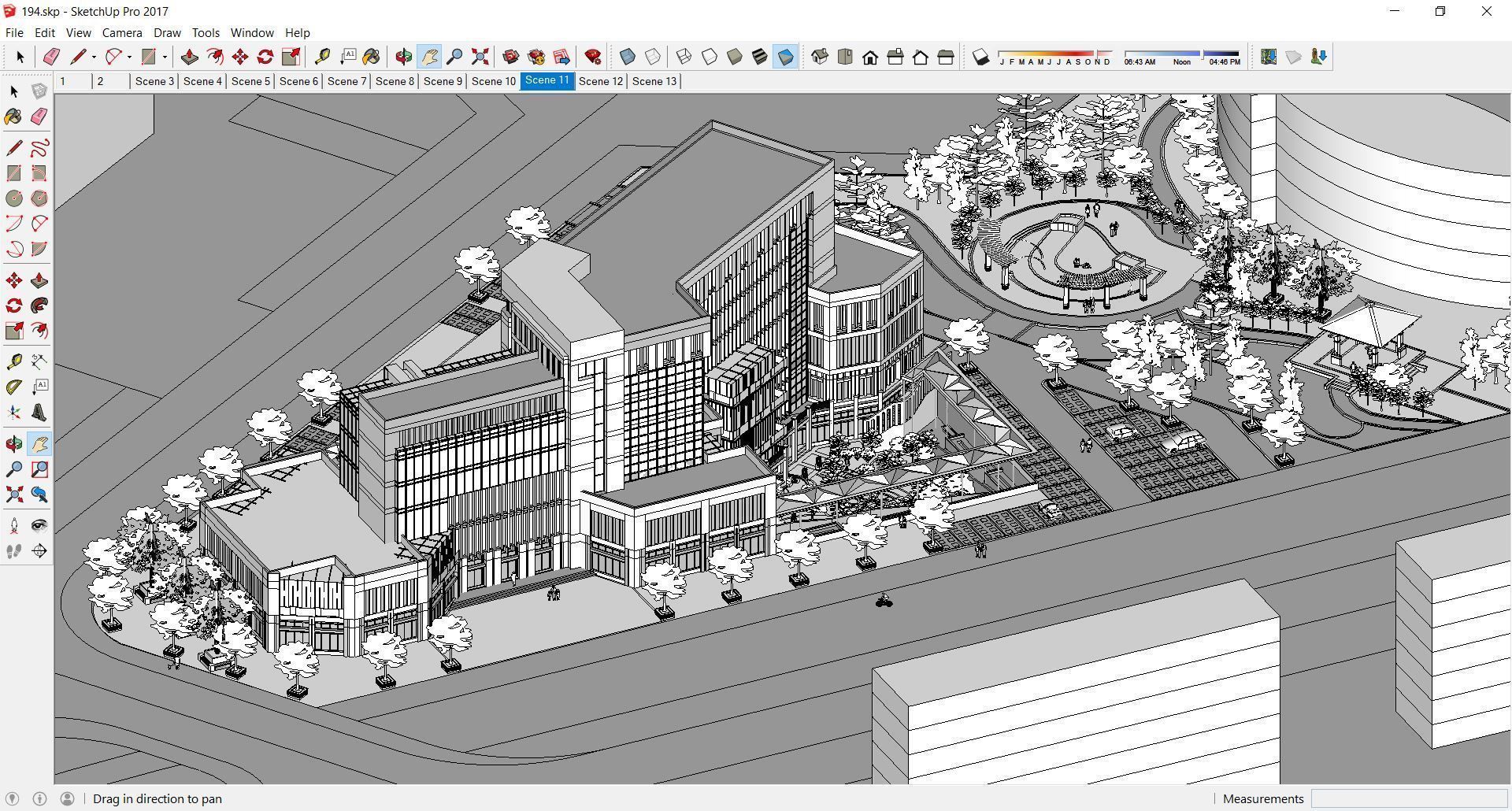 Sketchup Office building 194 3D model_1