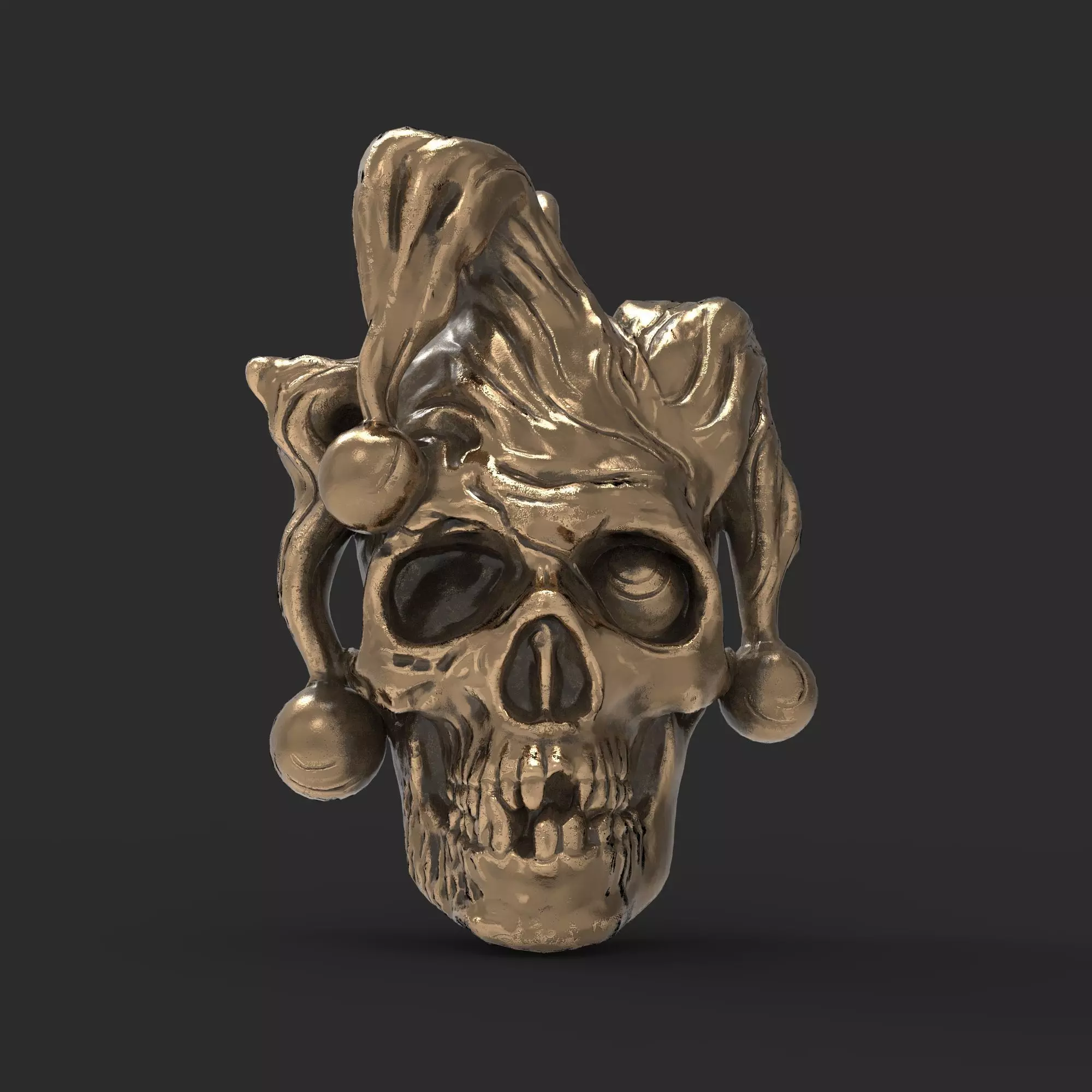 Skull pendant 3D print model