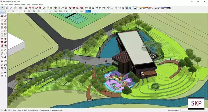 Sketchup Office building A11 3D model