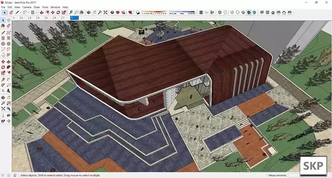 Sketchup Office building A22 3D model