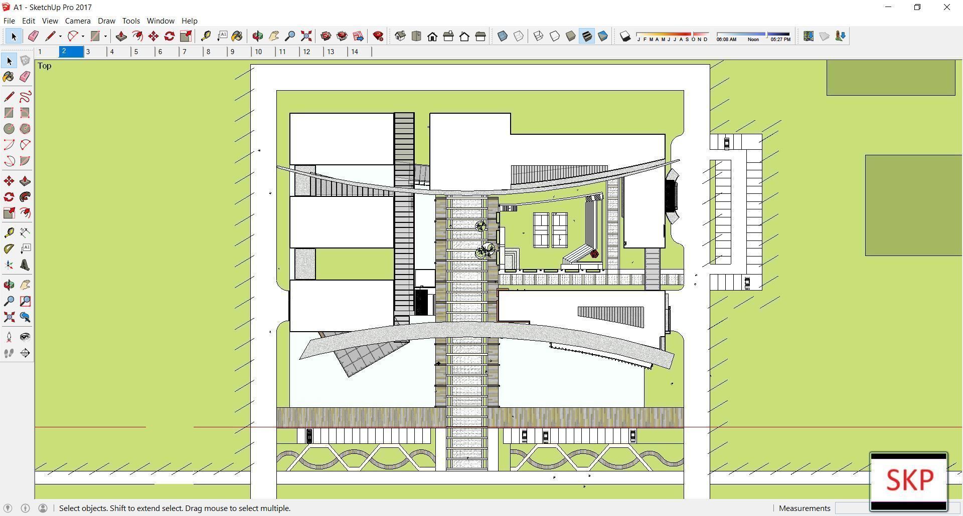 Sketchup Office building AAA1 3D model_2