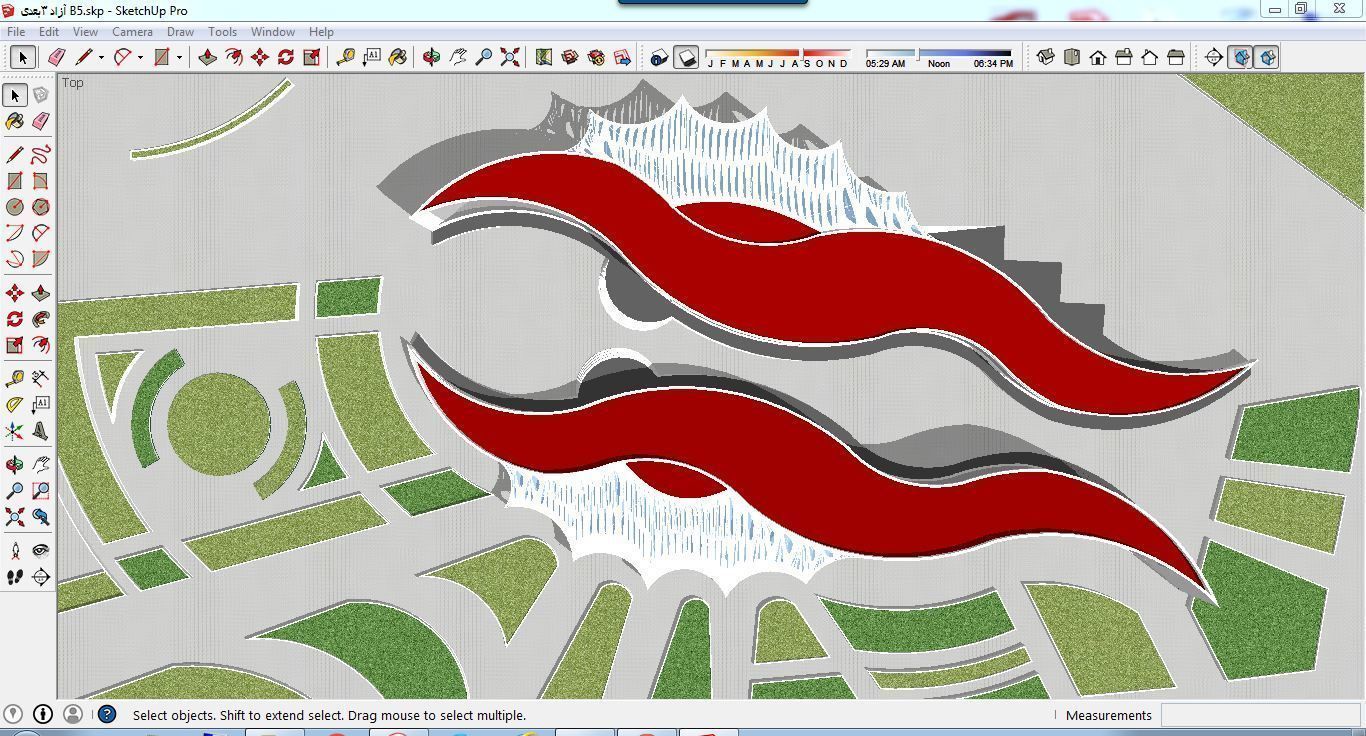 Sketchup Office building B5 3D model_1