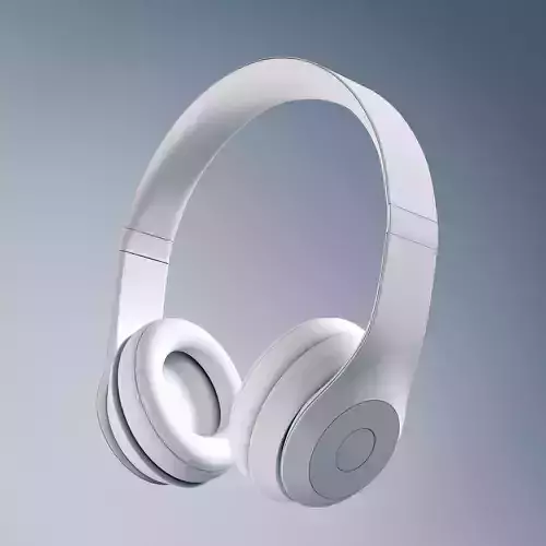 Headphones DJ Over-Ear Low-Poly