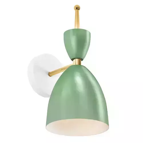 oland wall lamp with gold accents