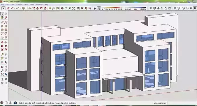 Sketchup Office building C4