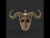 Skull pendants 3D Model Collection_1