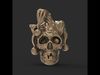Skull pendants 3D Model Collection_3
