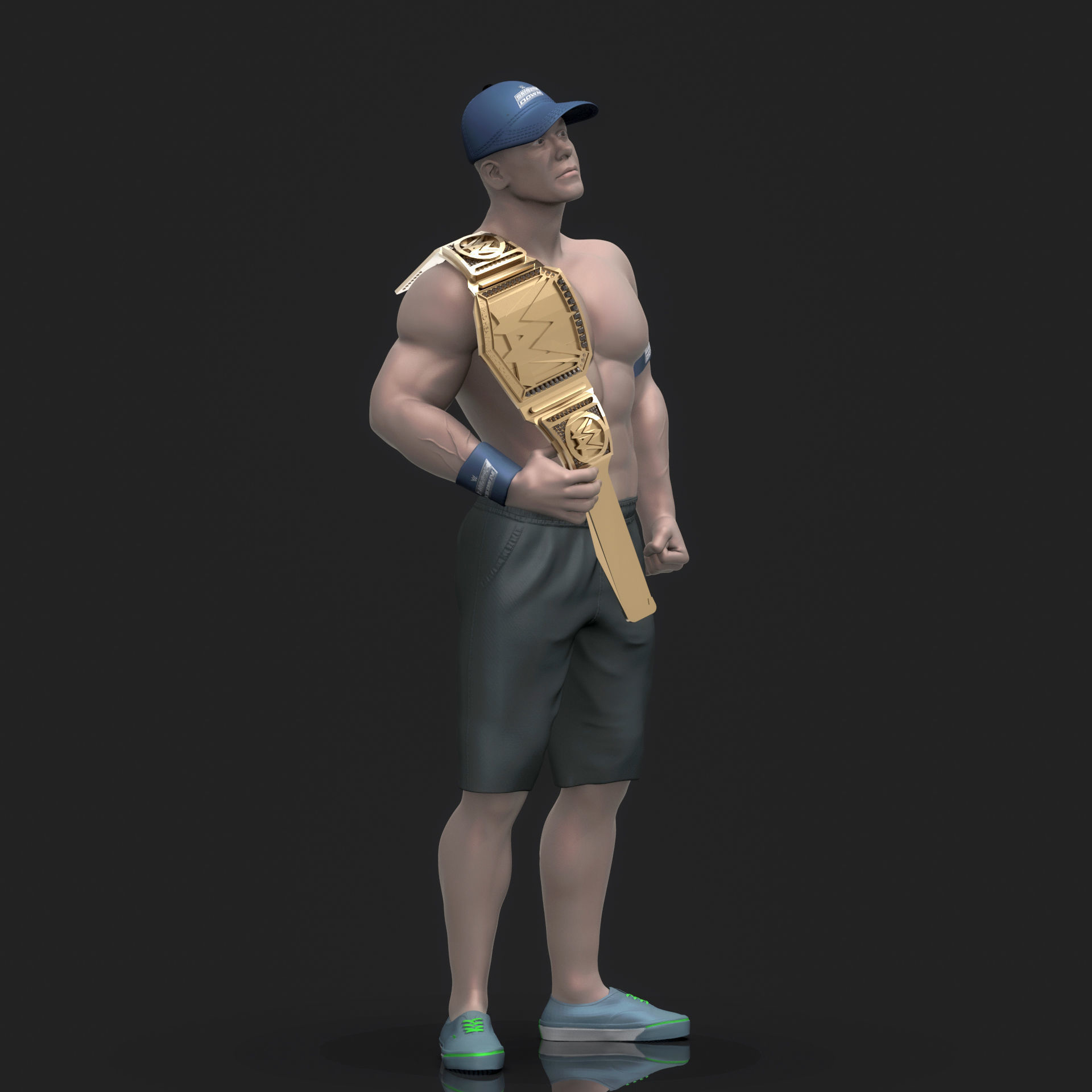  John Cena 3D Printable 3D print model_6