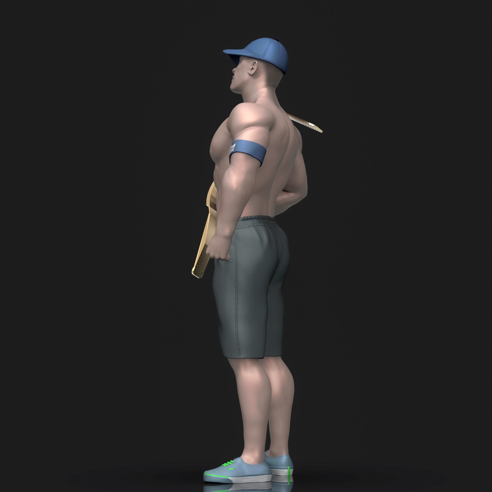  John Cena 3D Printable 3D print model_9