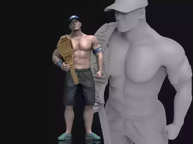  John Cena 3D Printable 3D print model