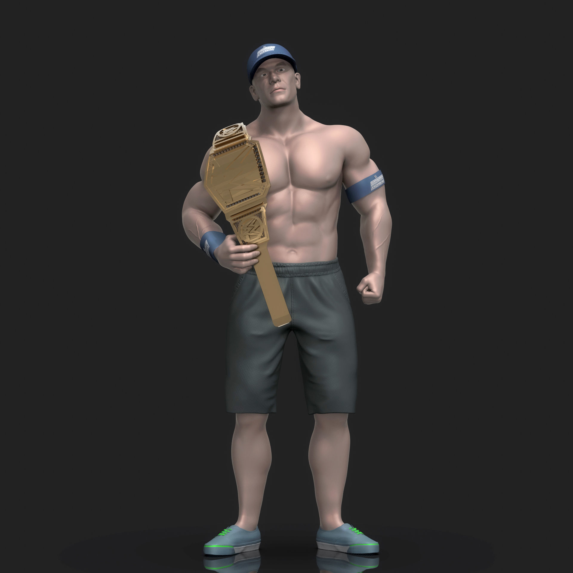  John Cena 3D Printable 3D print model_5