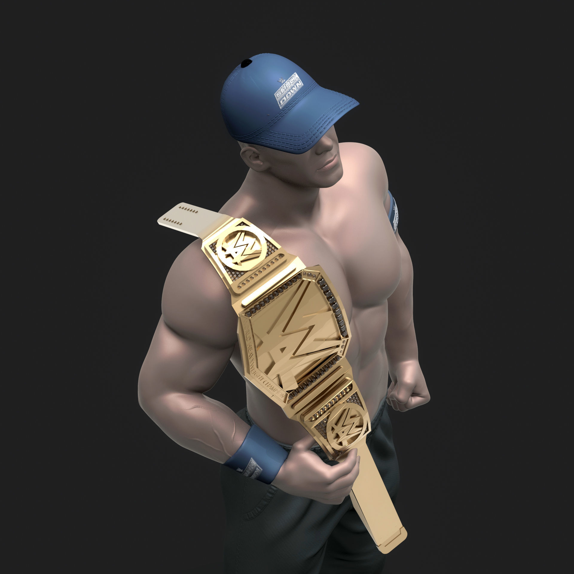  John Cena 3D Printable 3D print model_13