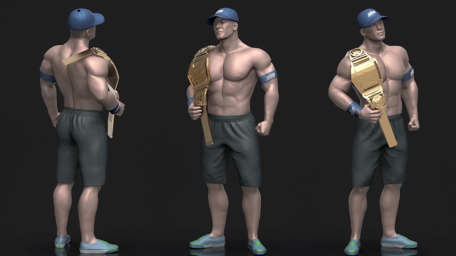  John Cena 3D Printable 3D print model_1