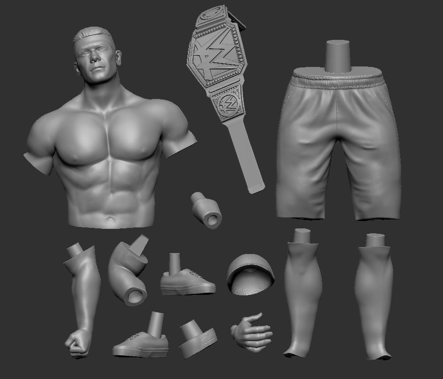  John Cena 3D Printable 3D print model_2