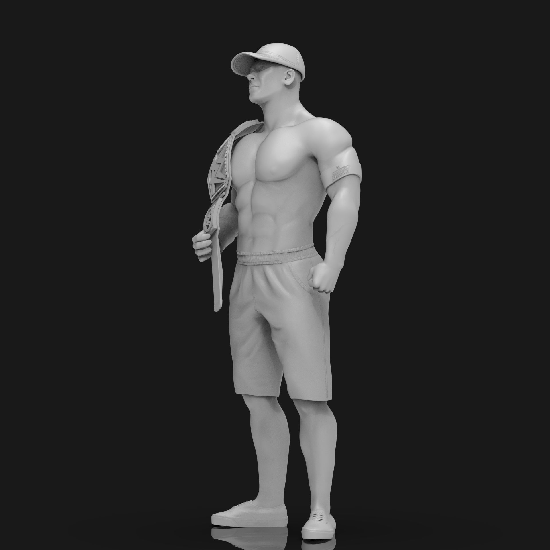  John Cena 3D Printable 3D print model_20