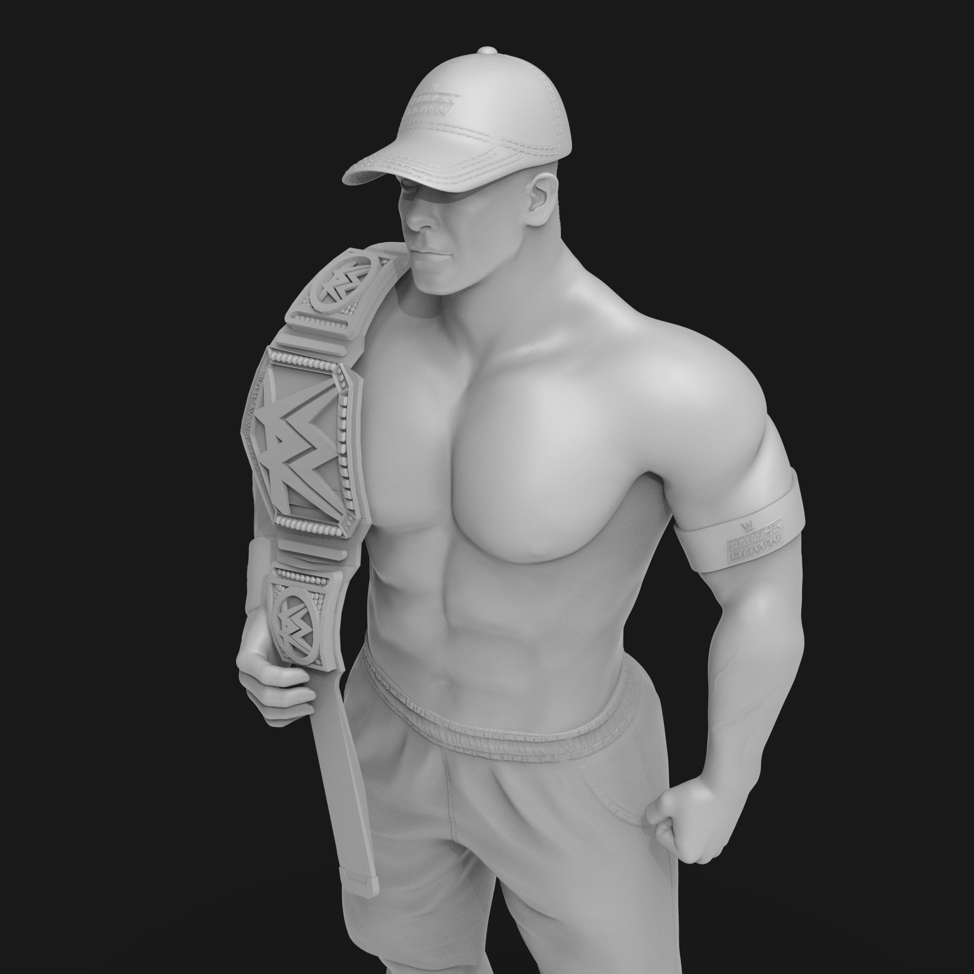  John Cena 3D Printable 3D print model_21