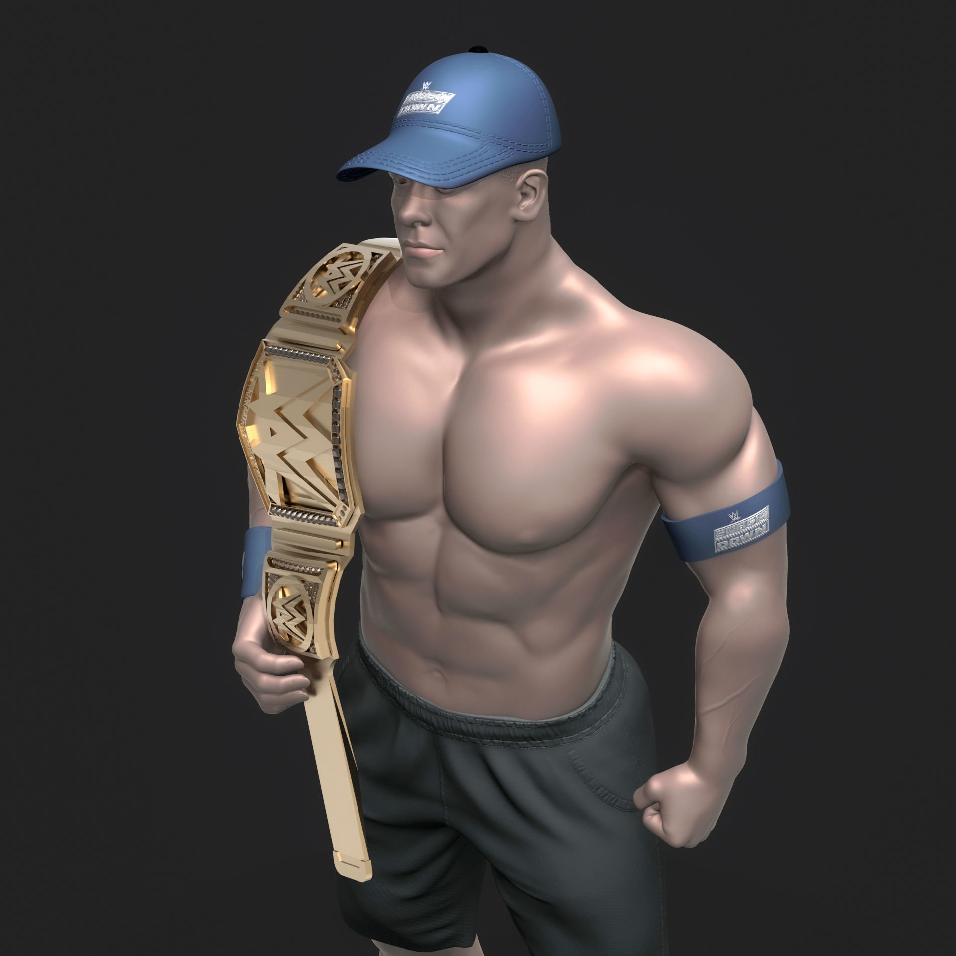  John Cena 3D Printable 3D print model_11