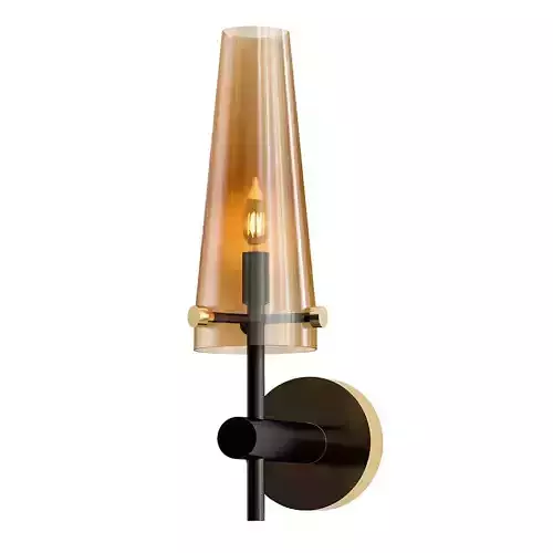 maxima1 modern wall sconce with glass shade