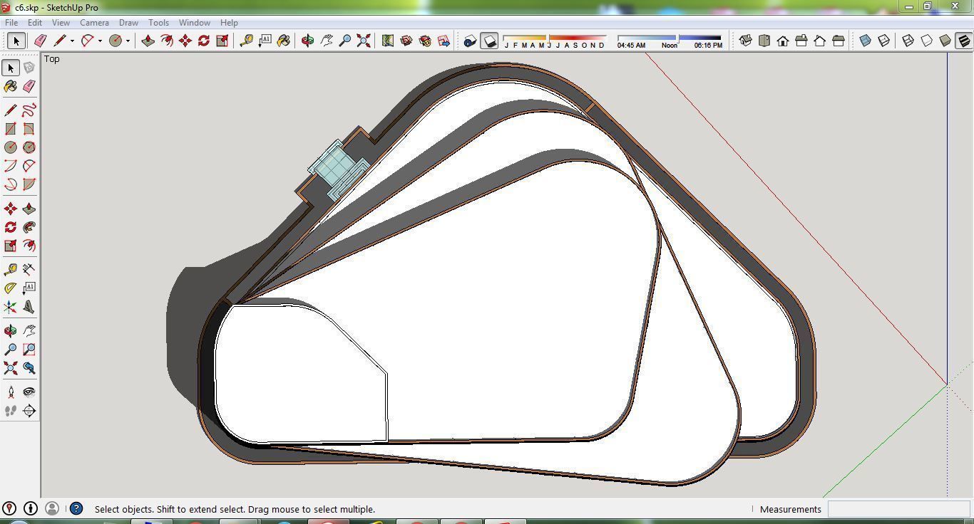Sketchup Office building C6 Free 3D model_1