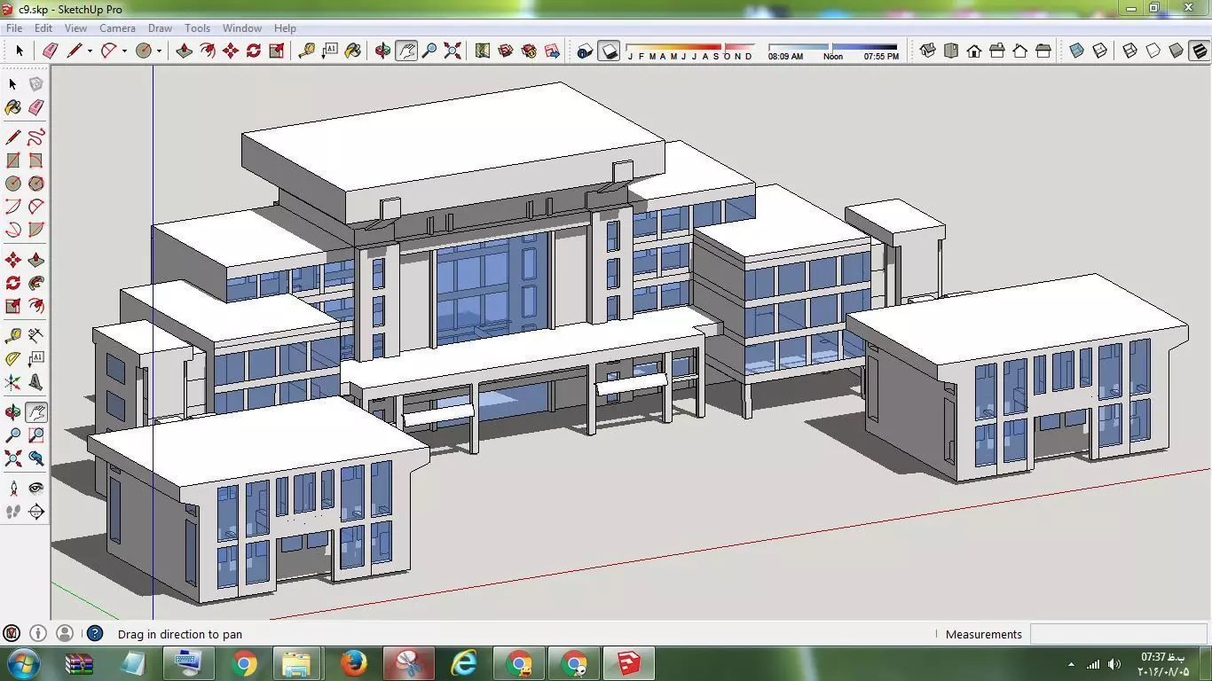 Sketchup Office building C9 Free 3D model_0