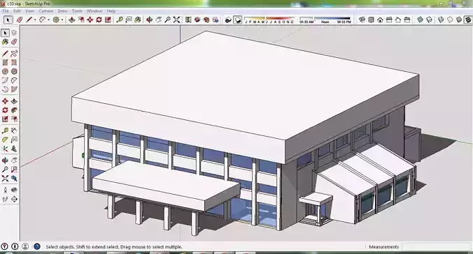 Sketchup Office building C10 Free 3D model